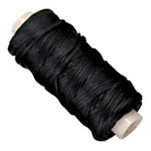 Waxed Braiding Yarn - Black