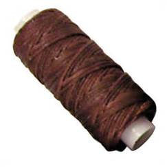 Waxed Braiding Yarn - Brown